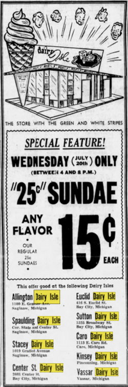Dairy Isle - Jul 19 1955 Article (newer photo)